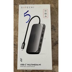 Satechi 4-IN-1 USB-C Slim Multiport with 4K - Space Gray